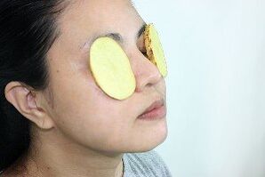 use of potato for rejuvenation around the eyes